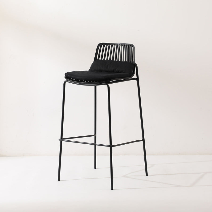 Contemporary plastic bar chair scones primary product view.