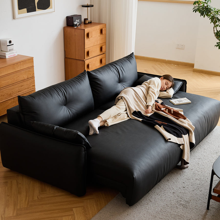 Modern Microfiber Leather electric recliner 4 seater sofa evena material variants.