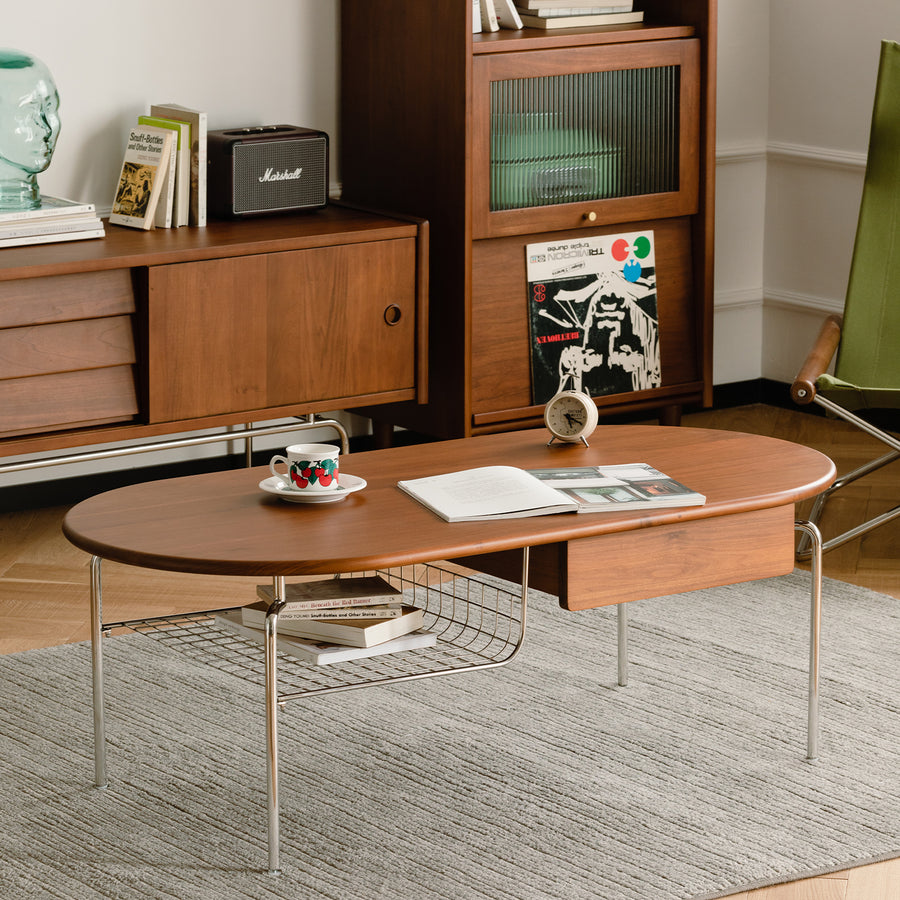 Vintage boxwood coffee table cloud primary product view.