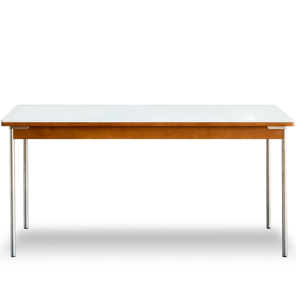 Vintage sintered stone boxwood dining table pinecone conceptual design.