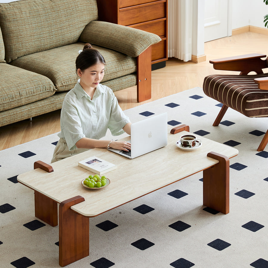 Vintage sintered stone coffee table roma size charts.